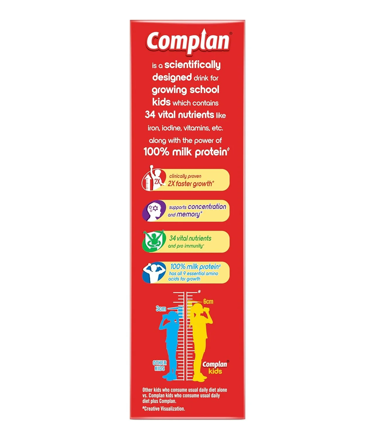 Complan Height Complan Milk protein New Royal Chocolate Flavour | VegMove